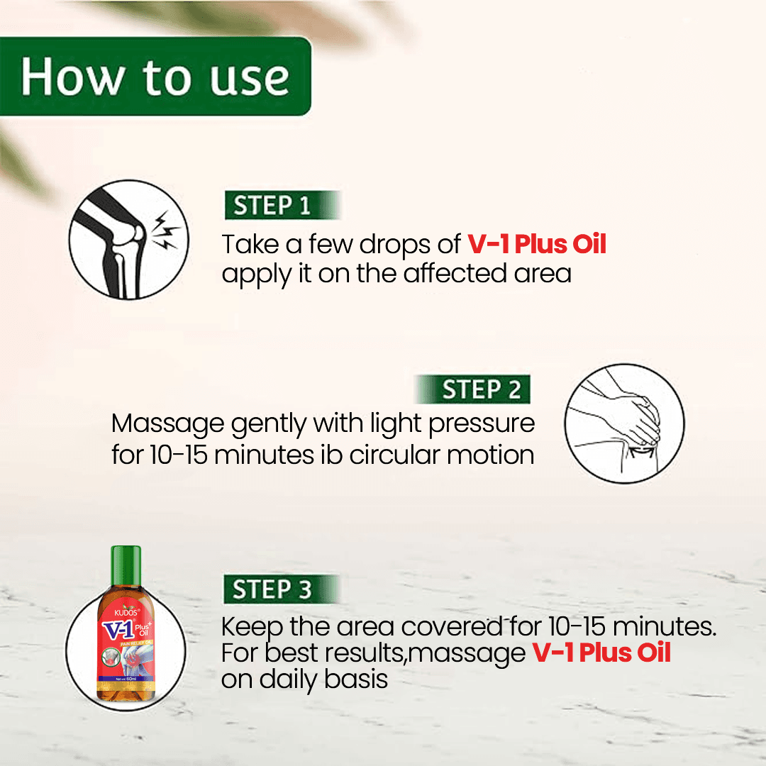 V-1 Plus Pain Relief Oil β 60 ml 5